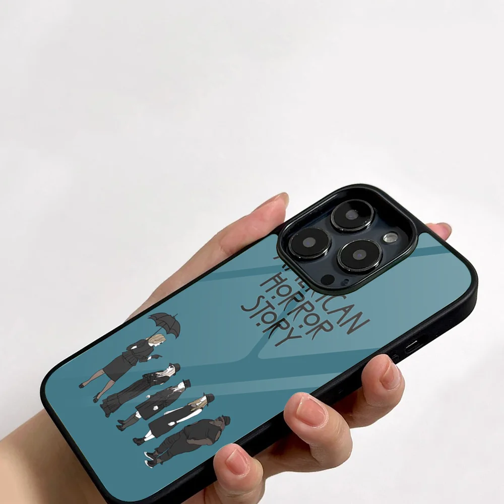 TV American Horror Story AHS 1984 Phone Case For IPhone 11 12 13 14 15 16 Plus Pro Max Mirror Acrylic PC TPU Cover