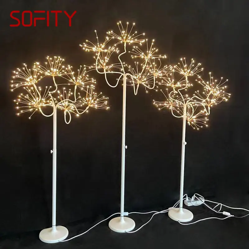 SOFITY Modern Landscape Atmosphere Lamp LED Indoor Creative Fireworks Lights for Wedding Party Stage Background Decor