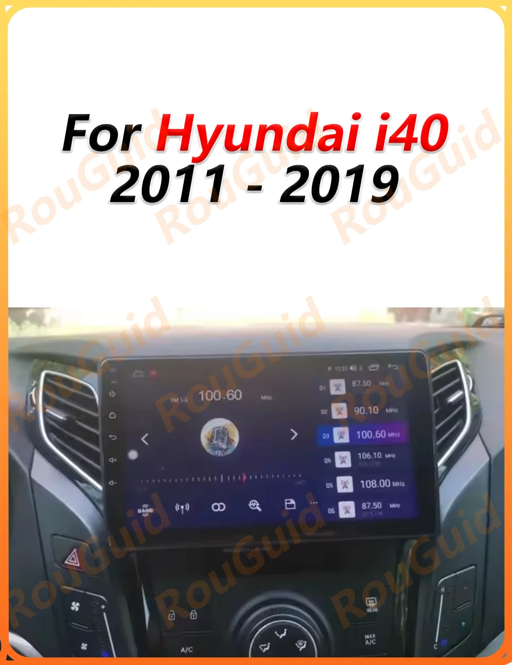 Android 16 Carplay For Hyundai i40 2011 2012 2013 2014 2015 2016 2017 2018 2019 Video Auto BT Multimedia Player 5G Wifi GPS 2din