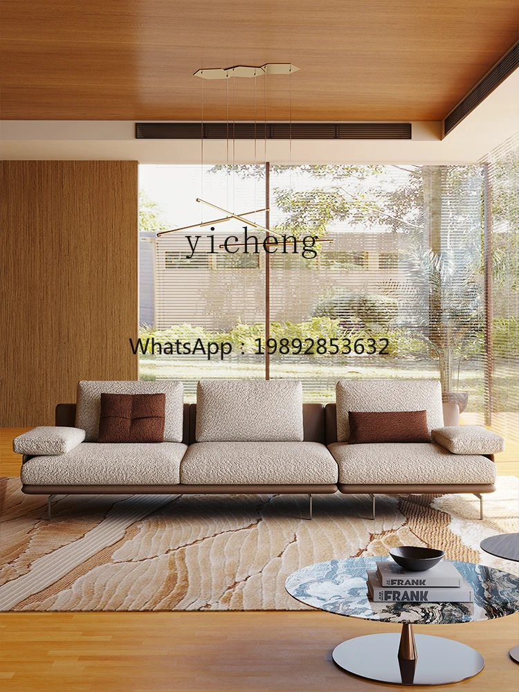 ABB  cotton and linen sofa modern living room simple high scalp cloth high-end fabric sofa