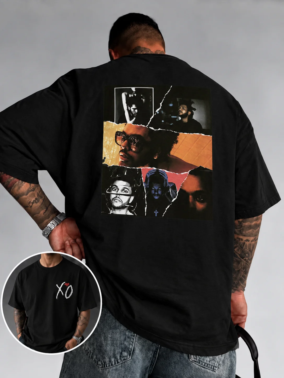 Pop Rapper The Weeknd Xo Album Graphic T Shirts Men Women Fans Hip Hop New Short Sleeve T-shirt Cotton Tees Streetwear
