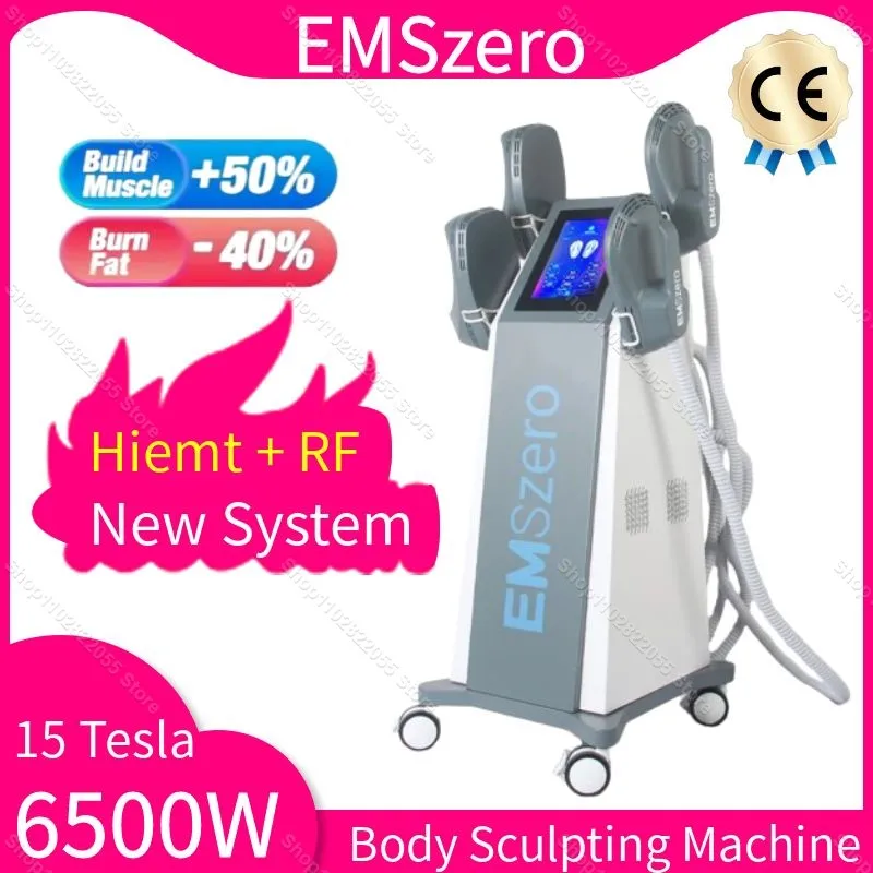 15 Tesla EMS 6500W 200HZ RF Body Sculpting Slimming RF Weight lose Burns fat Muscle Enhancement massage Machine