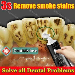 Fast Remove Smoke Stains Toothpaste Teeth Whitening Strips Remove Plaque Stains Oral Hygiene Cleaning Fresh Breath Dental Tools