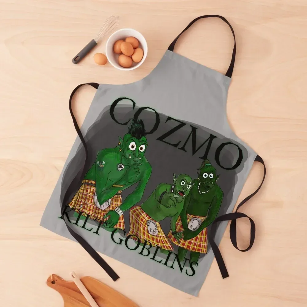 

Cozmo kilt punks Apron Things For Kitchen Woman Kitchen Apron