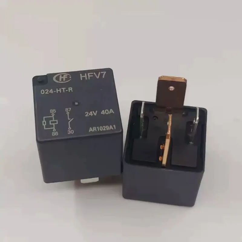 

（Brand-new）1pcs/lot 100% original genuine relay:HFV7 024-HT-R 24V 4pins Automotive relay