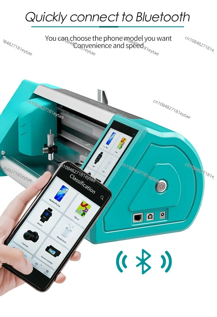Unlimited Mobile Phone Screen Protector Cutting Machine TPU Hydrogel Film Plotter DIY Phone Back Cutter Machine