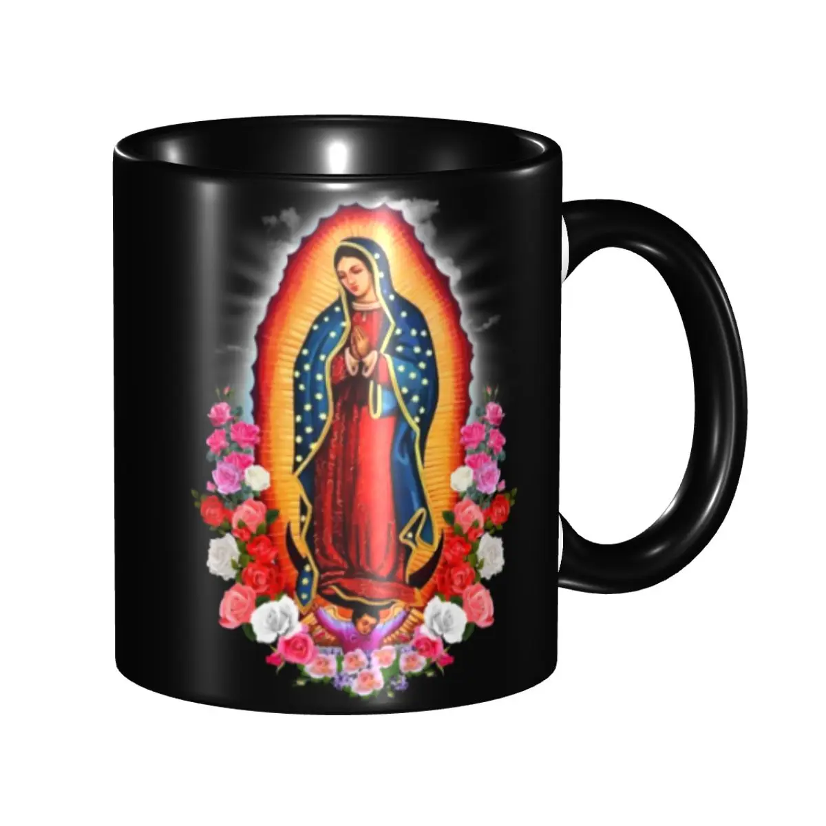 Virgin Mary Of Guadalupe Mug Personalized Mexico Catholic Saint Ceramic Coffee Mug Creative Present