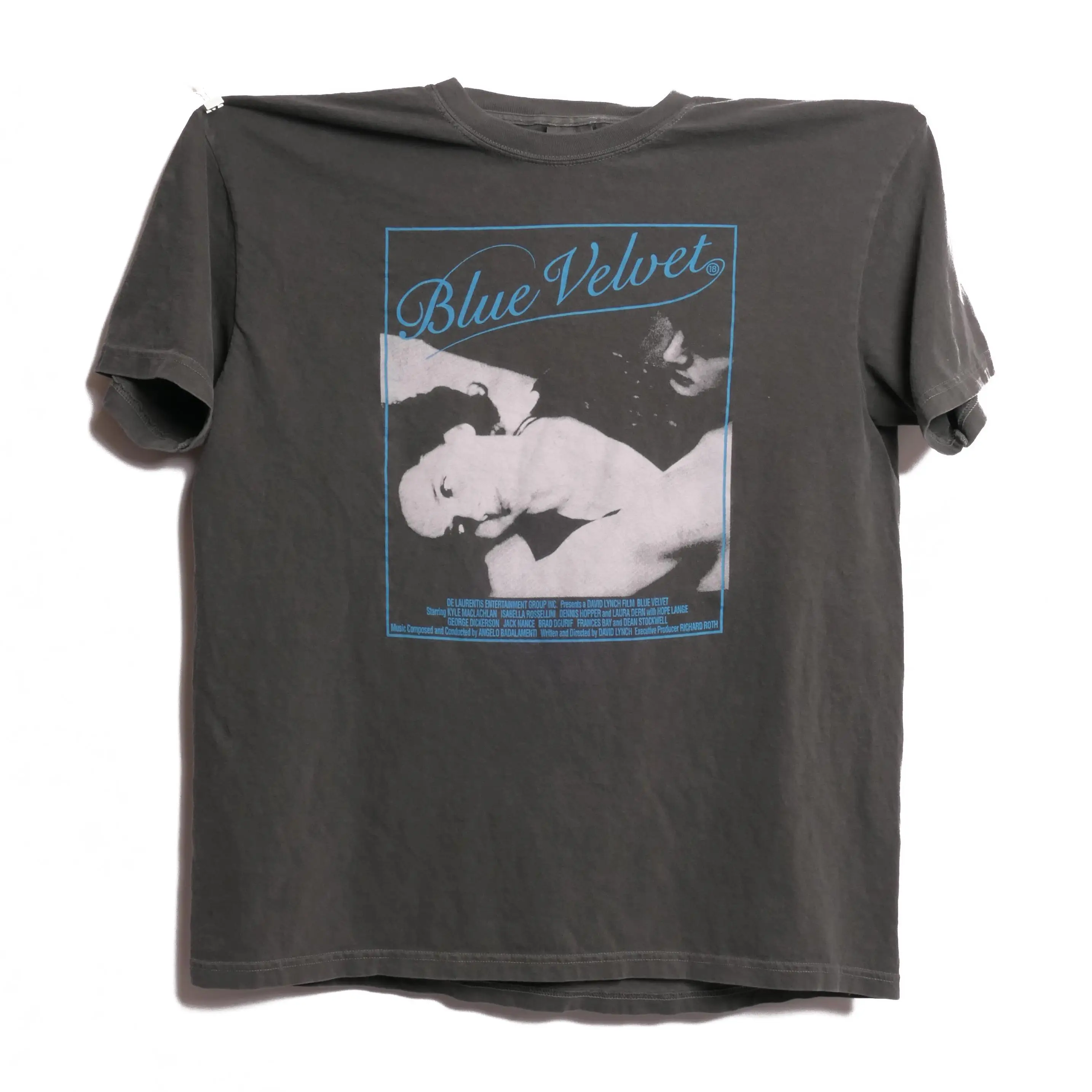 Blue Velvet de David Lynch y Dennis Hopper. Película. Criterio. Creadores de Twin Peaks. Camiseta Holgada de Algodón Puro de Vanguardia.