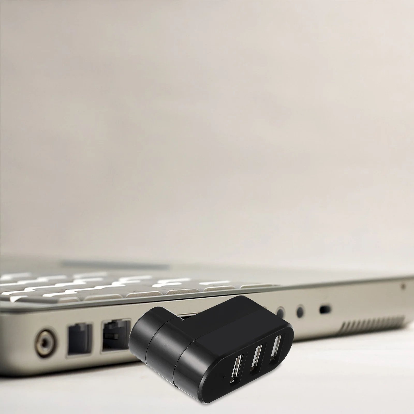 

2Pcs USB 2.0 Hub 3 Port Plastic Adapter Expansion Cable Support Simultaneous Use of Keyboard Mouse Hard Drive U Disk Fan Printer