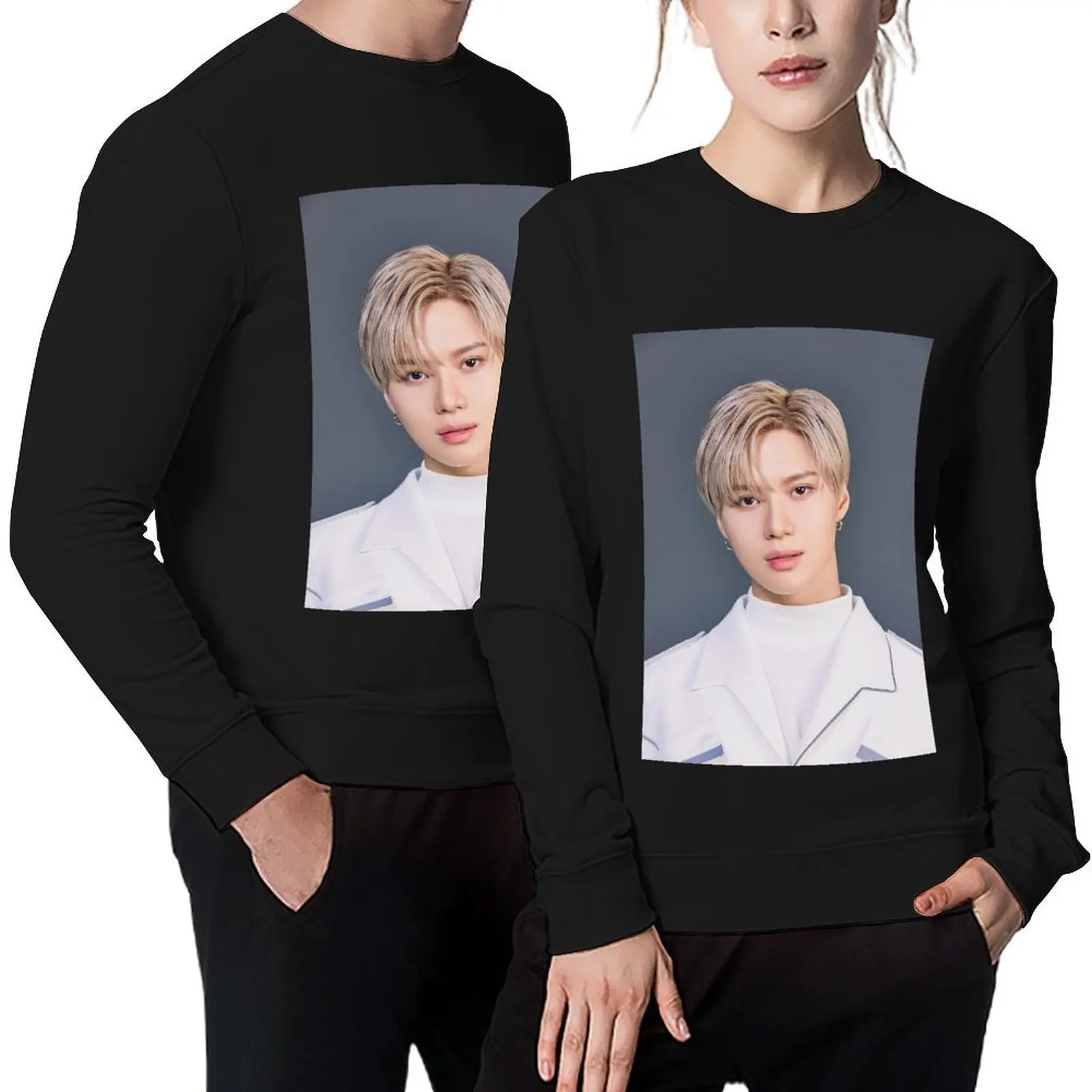 

SUPERM X KOREAN AIR LET'S GO EVERYWHERE TAEMIN Pullover autumn jacket men men's clothing autumn clothes sweatshirt