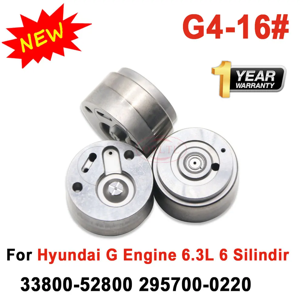 G4-16# Diesel Fuel Injector G4 Control Valve Plate G4 for DENSO for HYUNDAI G Engine 6.3L 6 Silindir 3380052800 2957000220