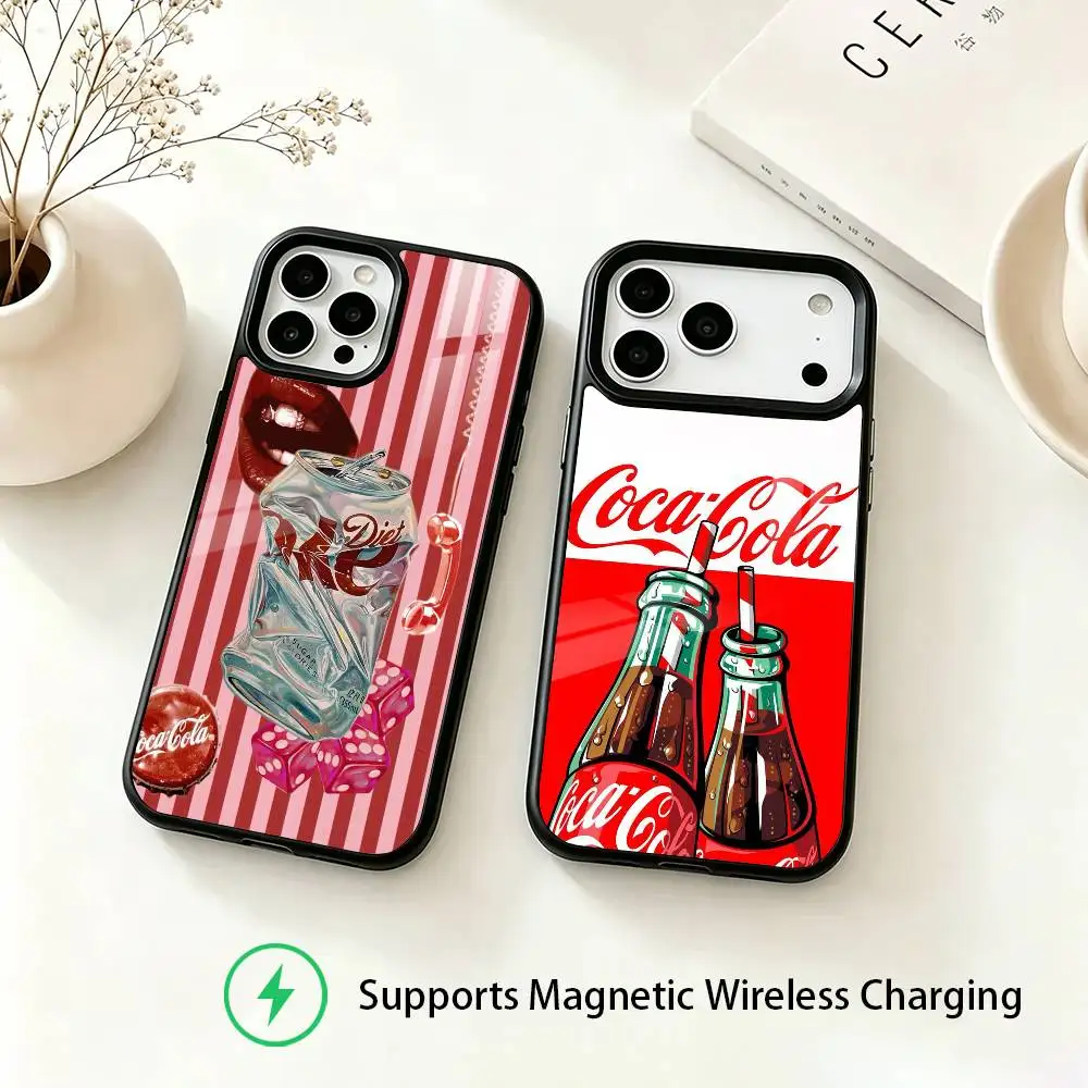 C-Coca D-Drinks C-Cola Phone Case For iPhone18,17,16,15,14,13,12,11 Plus,Pro Supports Magnetic Wireless Charging