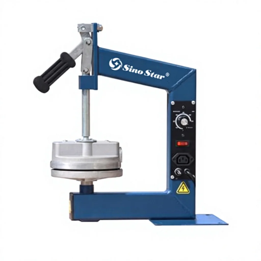SINO STAR SS-DB08 220V Automatic Truck Tyre Vulcanizing Equipment with Tire Patch for Car Repair 1 Year Warranty