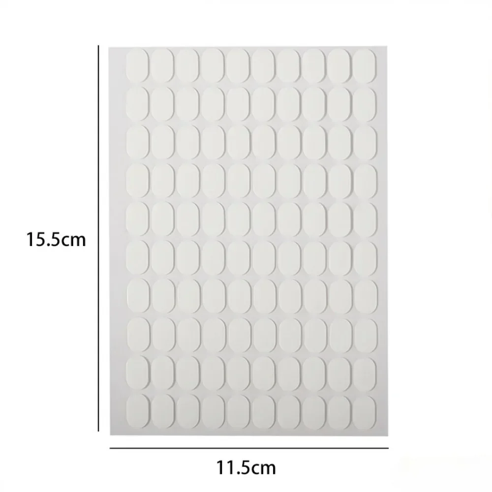Double-side Adhesive Tape 100Pcs For False Display Stand Tools  Nail NailsManicure Adhesive Strip Traceless Nail Display
