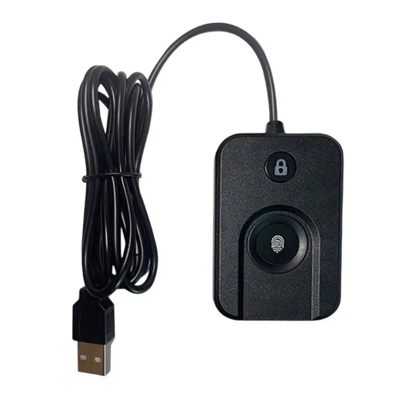 Y1UB Desktop Fingerprints Scanners With Touches Screen Locks Function And 5ft USB Cable For PC Security