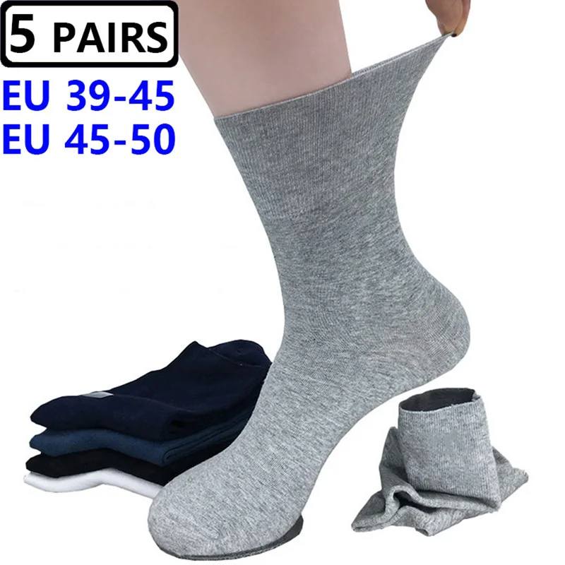 3 Pairs Men's Non Binding Diabetes Socks Comfortable Breathable Shoes Suitable for Elderly and Pregnant Men Women for Fat Feet