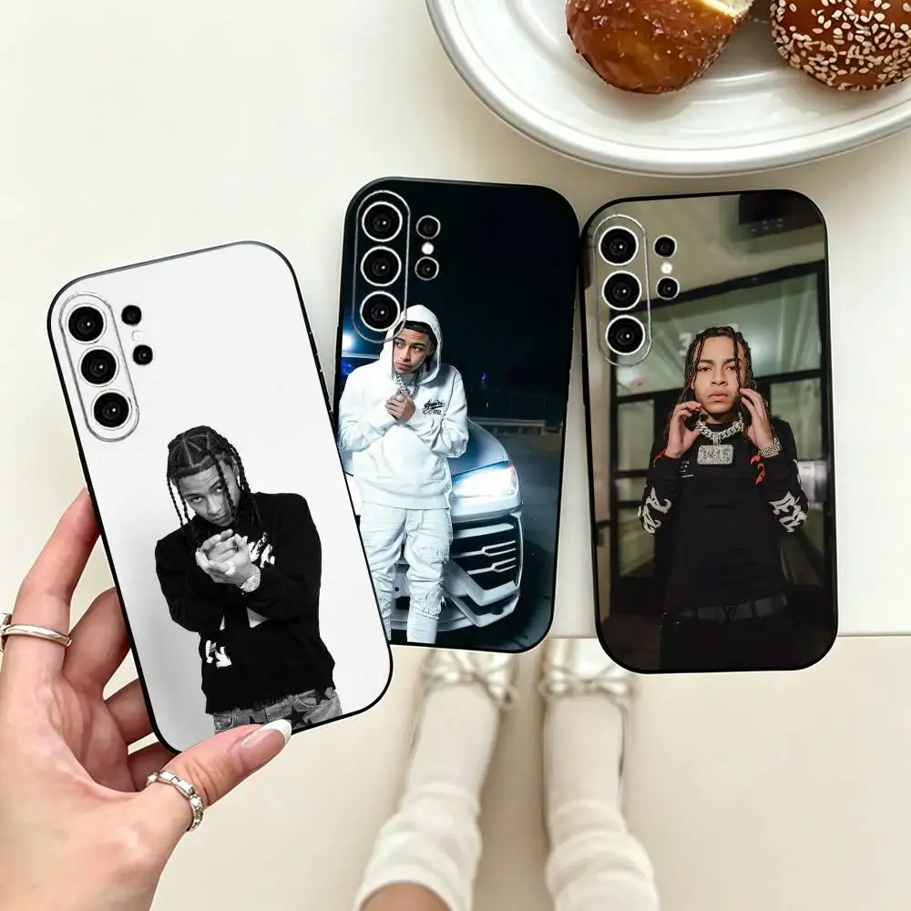 Rapper DD OSAMA   Phone Case Black Silicone Soft For Samsung S25,S24,S21,S22,S23,S30,Ultra,S20,Plus,Fe,Lite