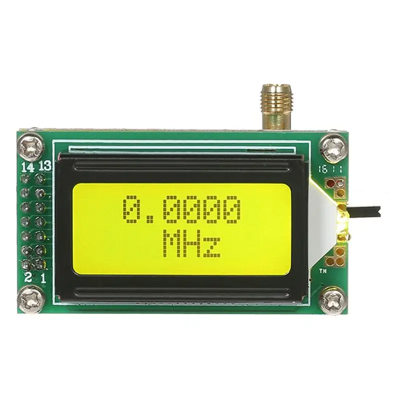 Y50A-High Accuracy 1-500Mhz Frequency Counter Tester RF Meter Module Measurement Module LCD Display With Backlight