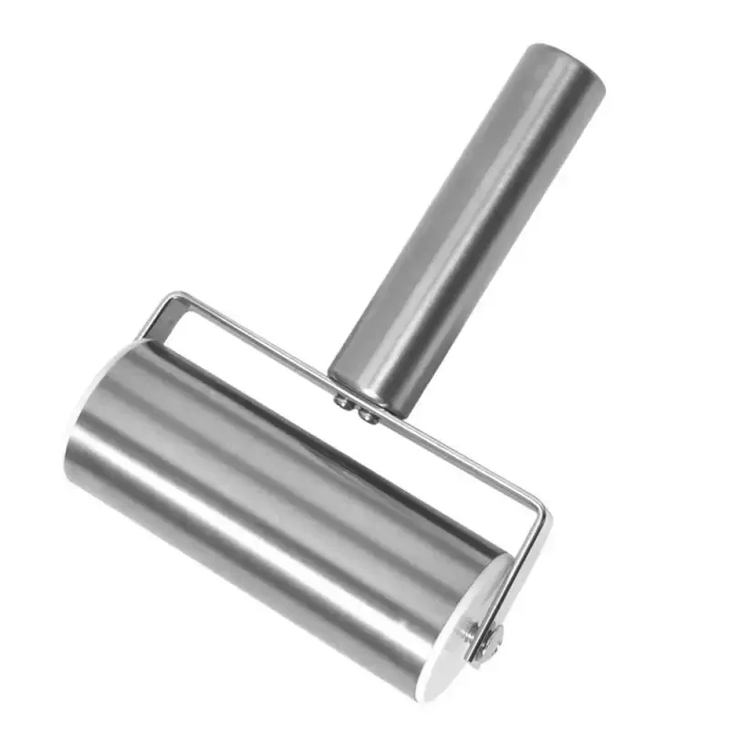 Stainless Steel Rolling Pin Pastry Pizza Fondant Bakers Roller Metal Kitchen Tool for Baking Dough Pizza Cookies Cooking Tool