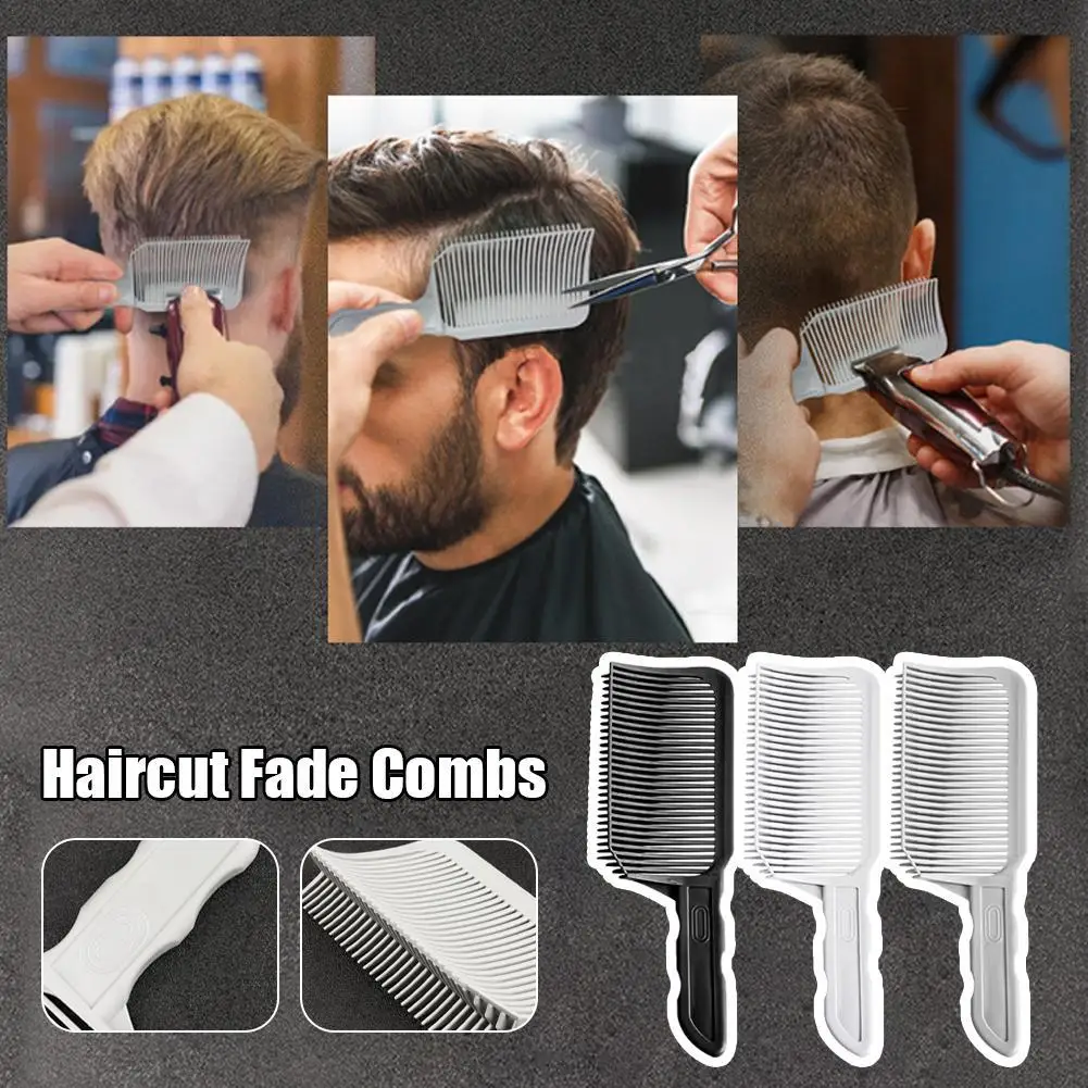 Hair Cutting Positioning Comb Barber Fade Comb Clipper Men Flat Top Hair Comb For Novice Professional Barber Salon Styling Tools