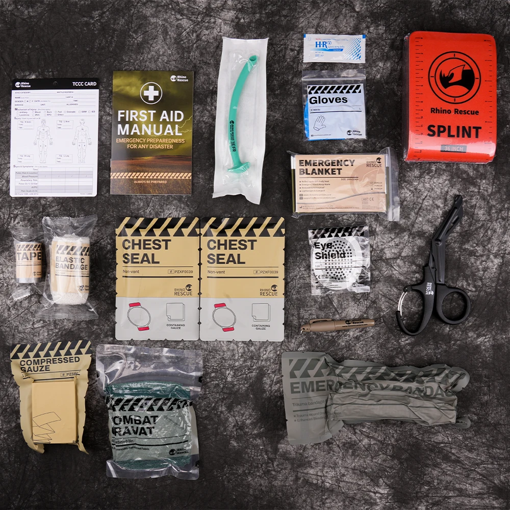

RHINO RESCUE IFAK Trauma Kit Pouch | Customizable System for Tactical,Outdoor & EMS | Durable, Compact First Aid Organization