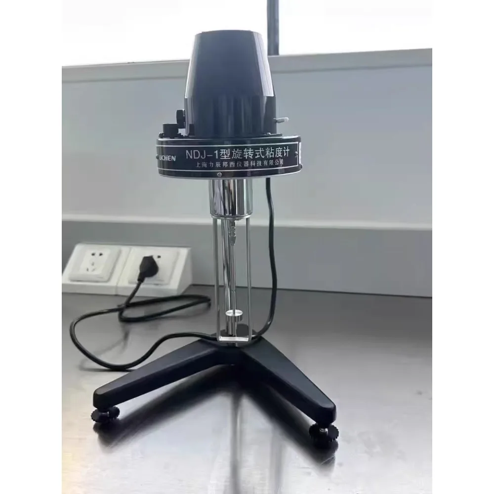 NDJ-1 Digital Rotary Viscometer With Temp. Probe, Lab Viscometer With Data Output, 10-6, 000,000 MPa.s Viscosity Meter Tester