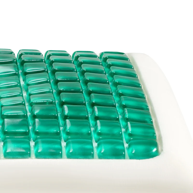 

Gel pillow for cervical spine protection