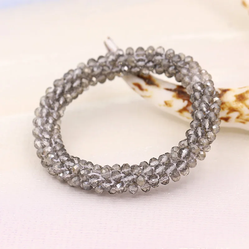 Bracelets for Women Multilayer Crystal Beads Strand Bracelet Boho Bracelet Jewelry Female Gift