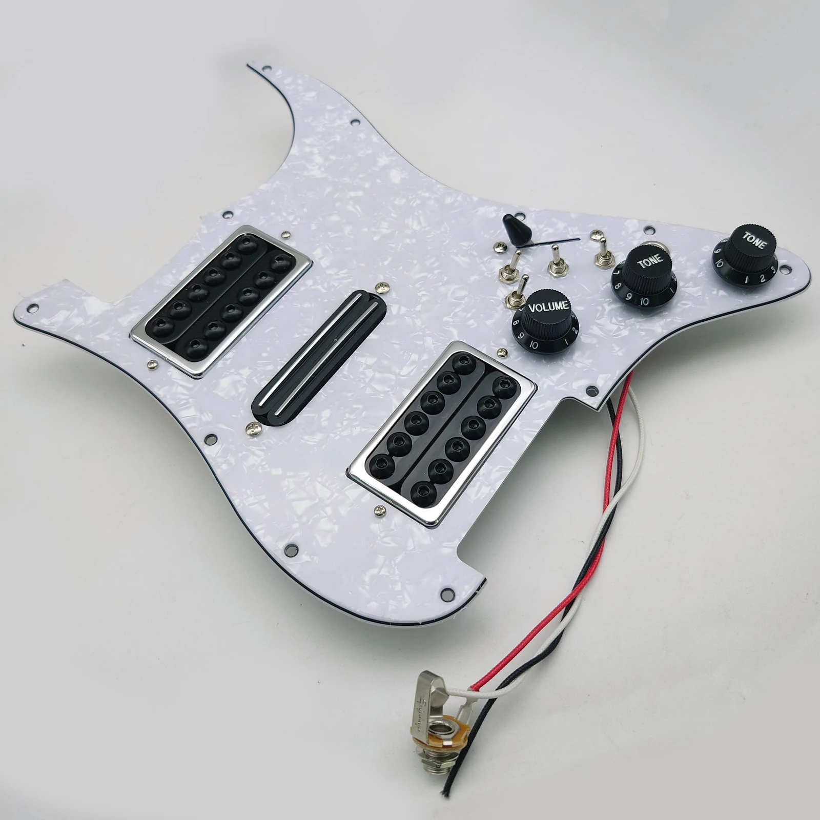 

HSH Prewired Loaded Pickguard with Kill Switch Coil Splitting Humbucker Pickups Set for ST Electric Guitar