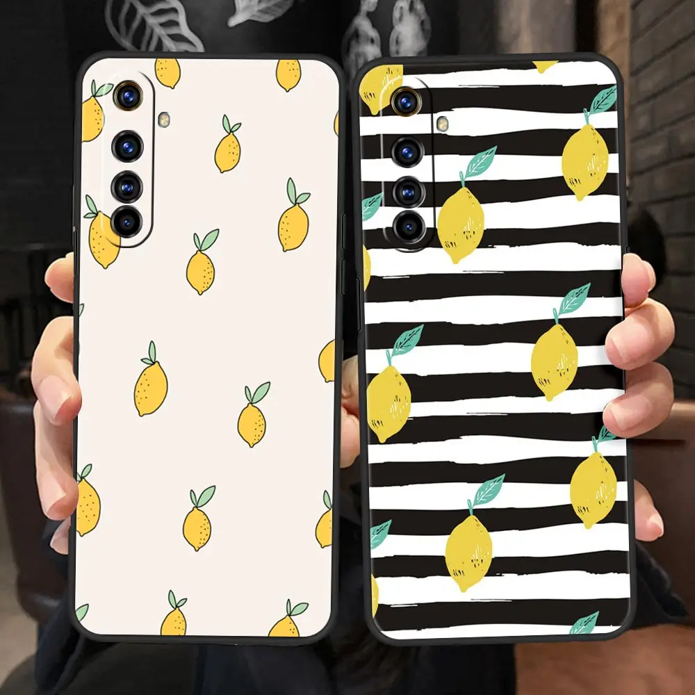 Mediterranean Lemon For Realme GT Neo 2 3 Phone Case For Realme 9 8 5G 7 6 GT2 Pro Plus 9i 8i C21Y C21 C3 C11 C25 C35 Soft Cover