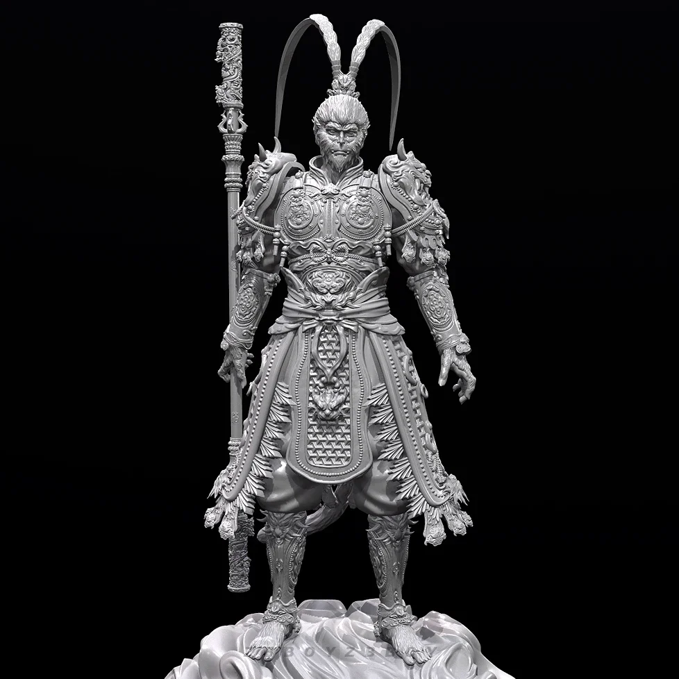 The height of man 50mm 75mm 95mm Resin model kits figure colorless and self-assembled 3D Printing   TD-7999/3D