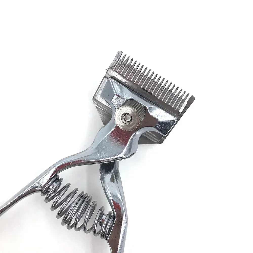 المحمولة اليد دليل مشابك الشعر الشعر المتقلب القاطع الفولاذ المقاوم للصدأ مقص حلاّق أداة للعناية بالشعر الرجال #5