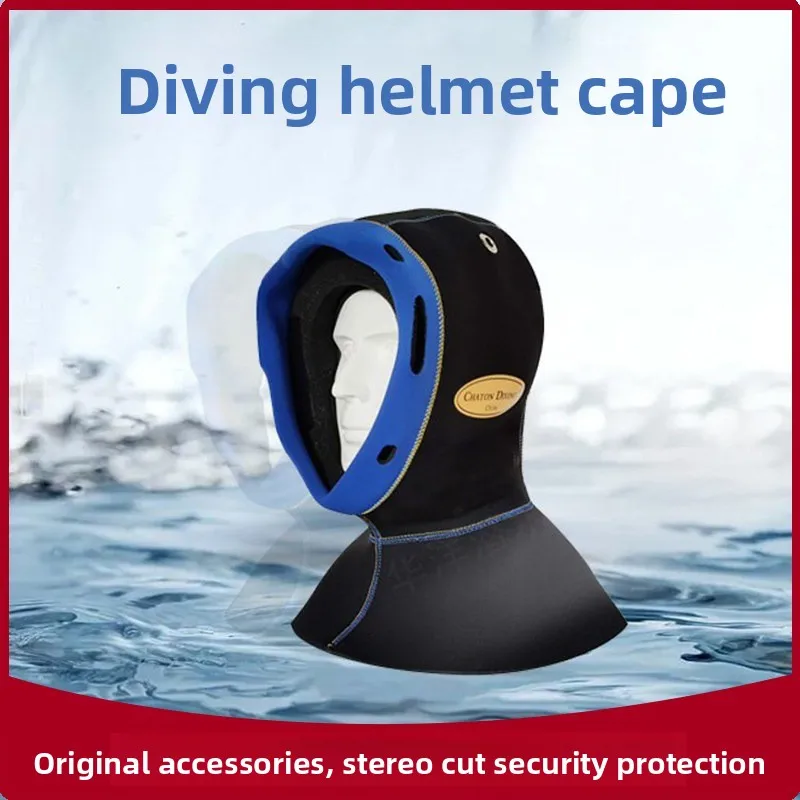 CDM-16 diving helmet cape cap for mask, diving cape cap for helmet