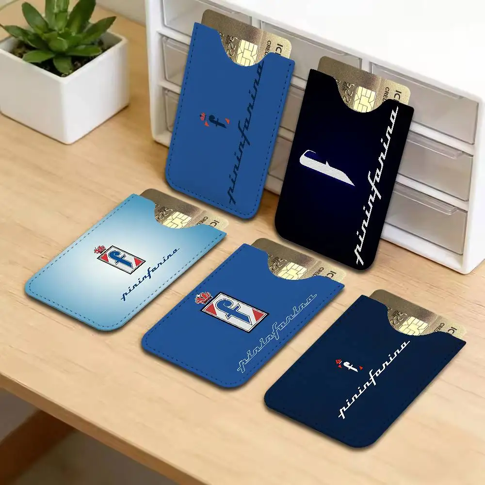 Pininfarinas Leather Mini Wallet for Men, Thin Pocket Credit Card Separate ID & Bus Card