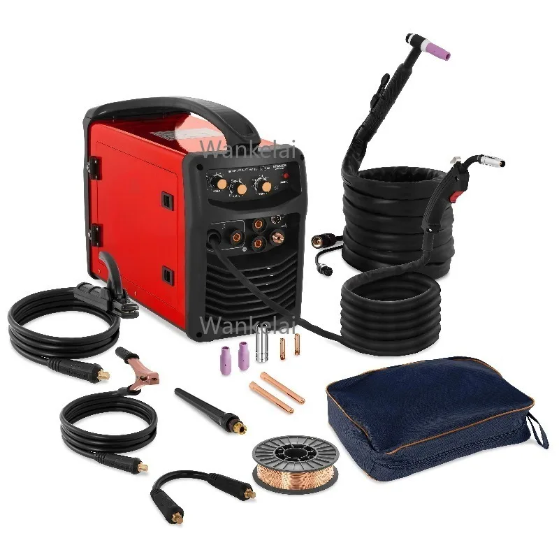 

Professional Powerful Safe 250A 8m Cable Hot Start Inductivity MIG MAG MMA TIG FCAW Welder IGBT Inverter Combo Welding Machine