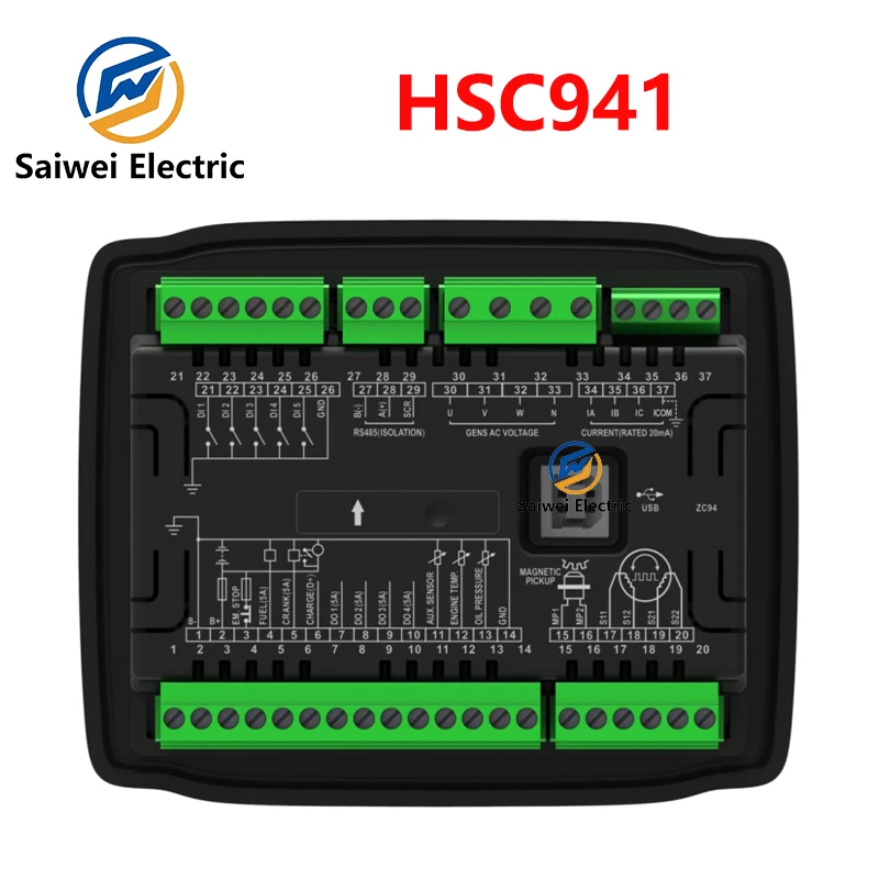 HSC941 Zhongzhi Smartgen Gas Generator Unit Automation Remote Monitoring System Controller