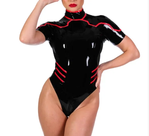 

Latex Rubber Catsuit Cosplay Bodysuit Gummi Kostüm Sports and leisure uniforms