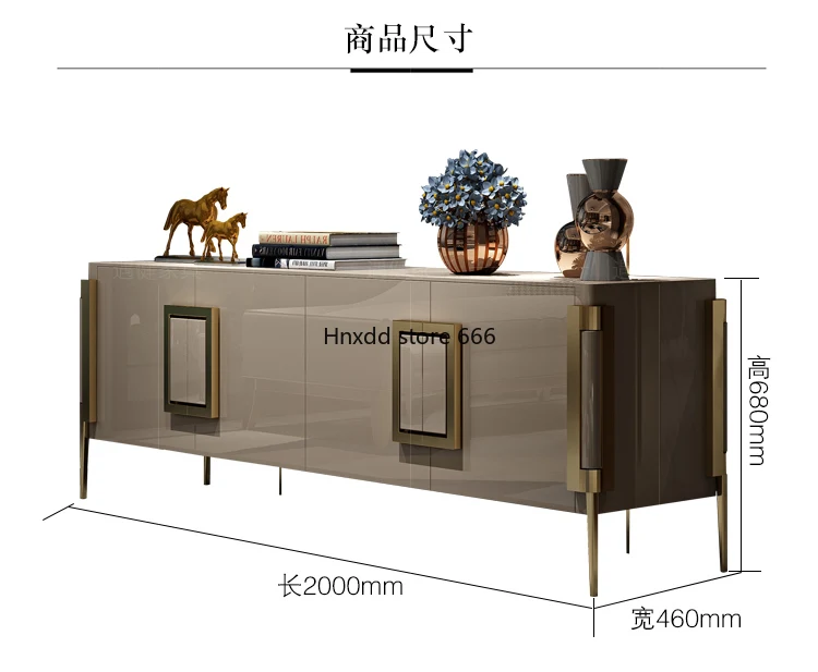 Post-Modern Light Luxury TV Cabinet Simple TV Cabinet Small Apartment Paint High Living Room Hong Kong Floor Cabinet