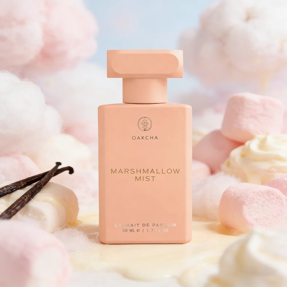 OAKCHA MARSHMALLOW MIST Extrait De Parfum Intense 50ml/1.7oz Unisex Travel Fragrance Sweet Creamy Warm Long Lasting Gift for Her