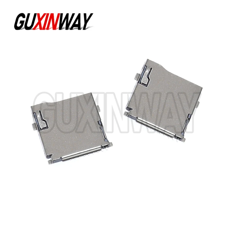 10PCS 9Pin Micro SD Card Slot Connectors, Size 14*15mm TF Card Deck, Fit For Phone, Tablet, Vehicle Navigation The pop-up