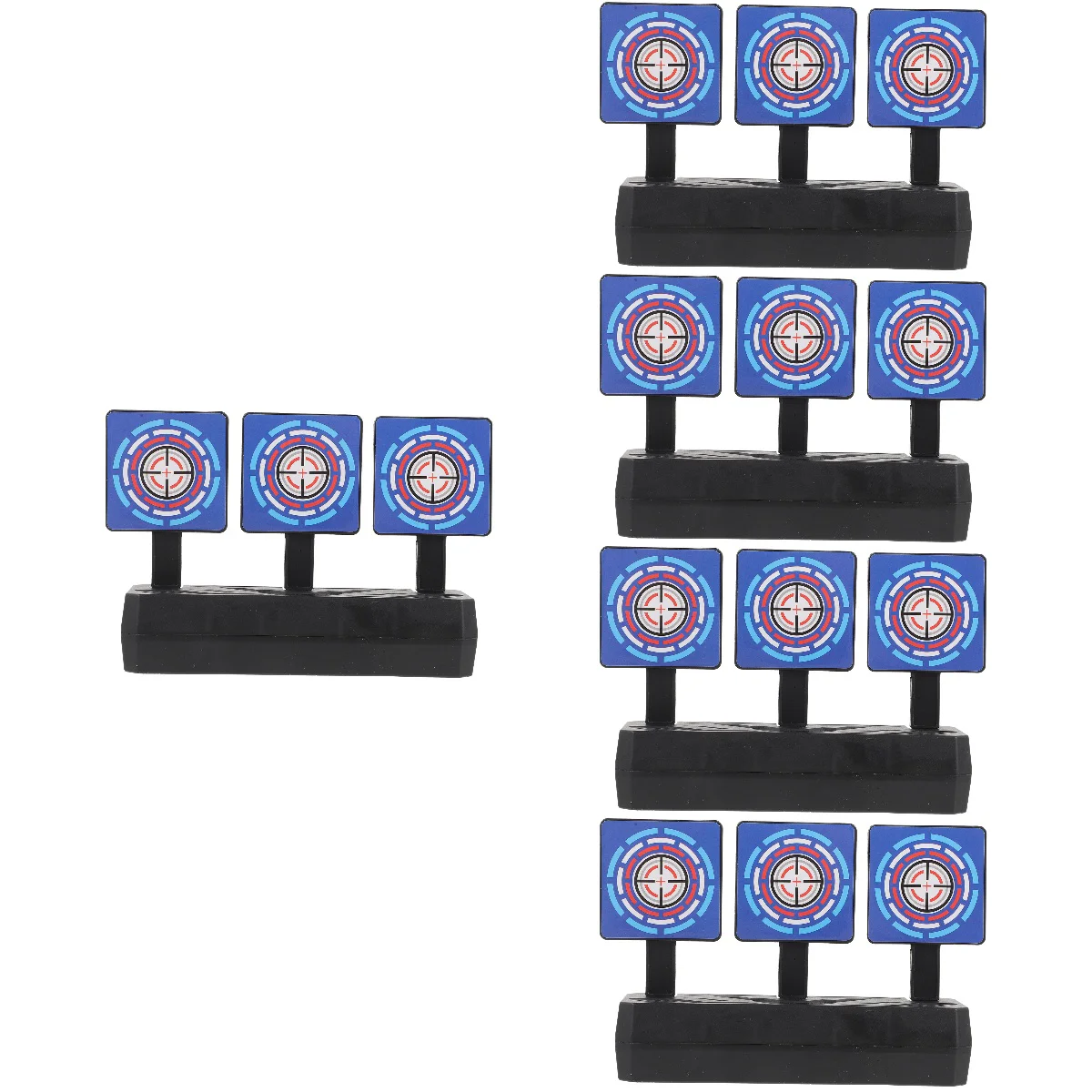 5 Pack Automatic Return Target Toy Soft Practice 1pcs Long-lasting Stand Resetting Rebounding Plastic