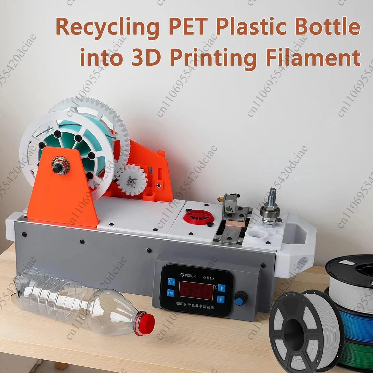 Simple 3D Filament Maker, Plastic Extrusion Drawing Machine, Mini Injection Molding Machine