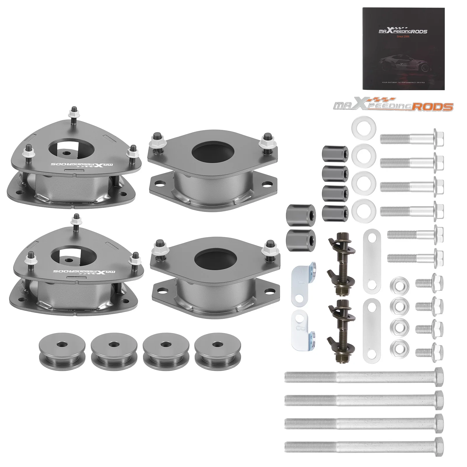 

2" Lift Spacer Kit for Subaru Forester 2009-2013 XT XL X Front Rear Steel