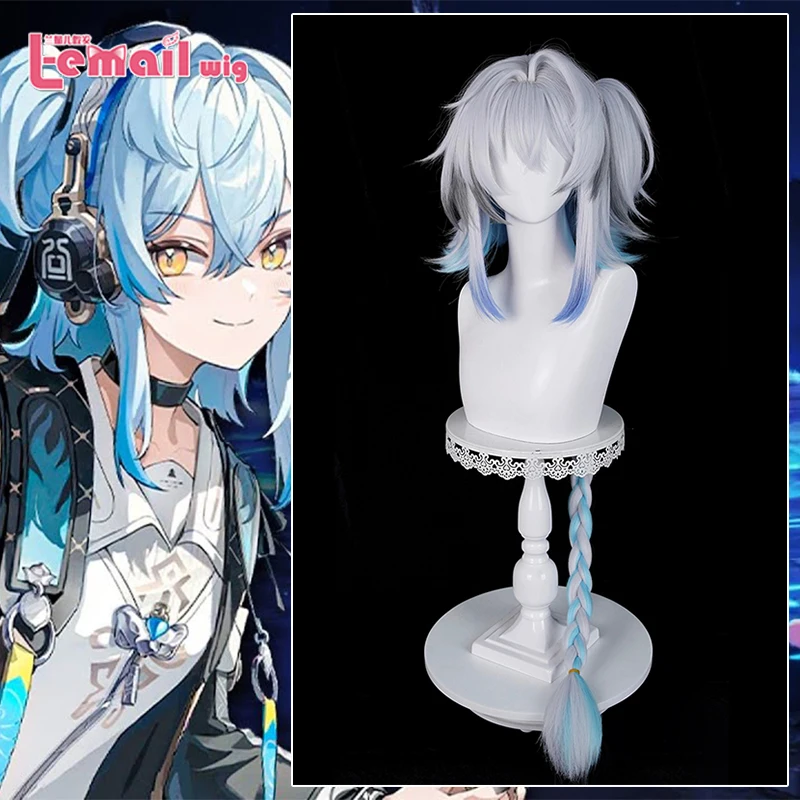 L-email شعر مستعار لعبة الشعر الاصطناعية Wuthering موجات Buling شعر مستعار تأثيري 110 سنتيمتر مختلط اللون طويل النساء الباروكات شعر مستعار مقاوم للحرارة