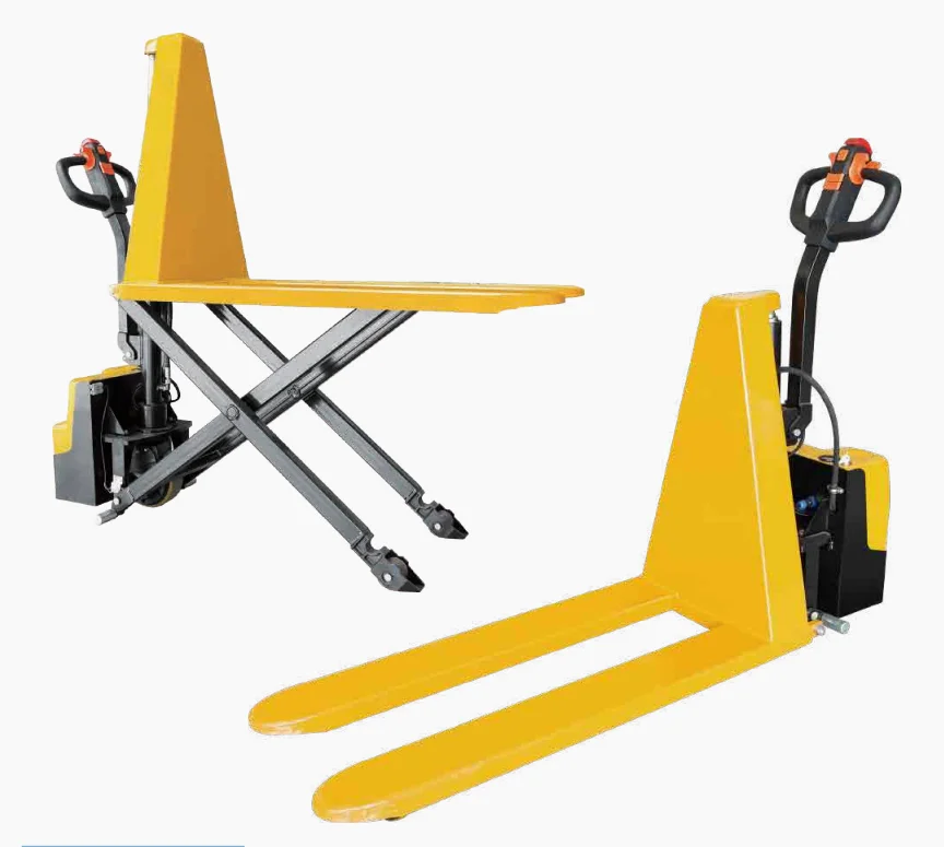 

1000KG Full Electric High Lift Truck Pallet Scissor Lifting Tools Hydraulic Pump Lift Jack Forklift 800mm 24V 0 Table Size 85mm