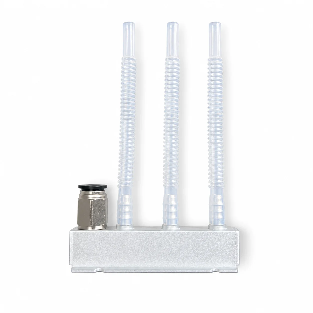 Original 1 to 3 ASIC Miner Water Cooling Manifold with PTFE Corrugated Hoses Distributor Splitter Hydro Cooling Replacement Part