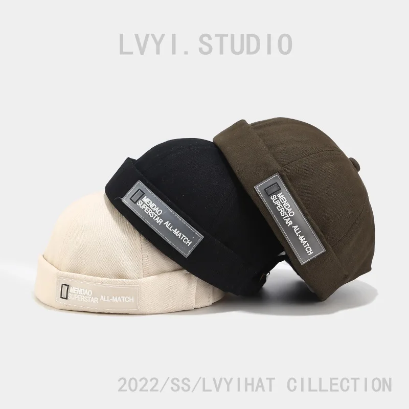 Dome Simplicity Beanies Mens Womens Outdoor Casual Brimless Beanies Landlord Hat Caps New Arrival Unisex