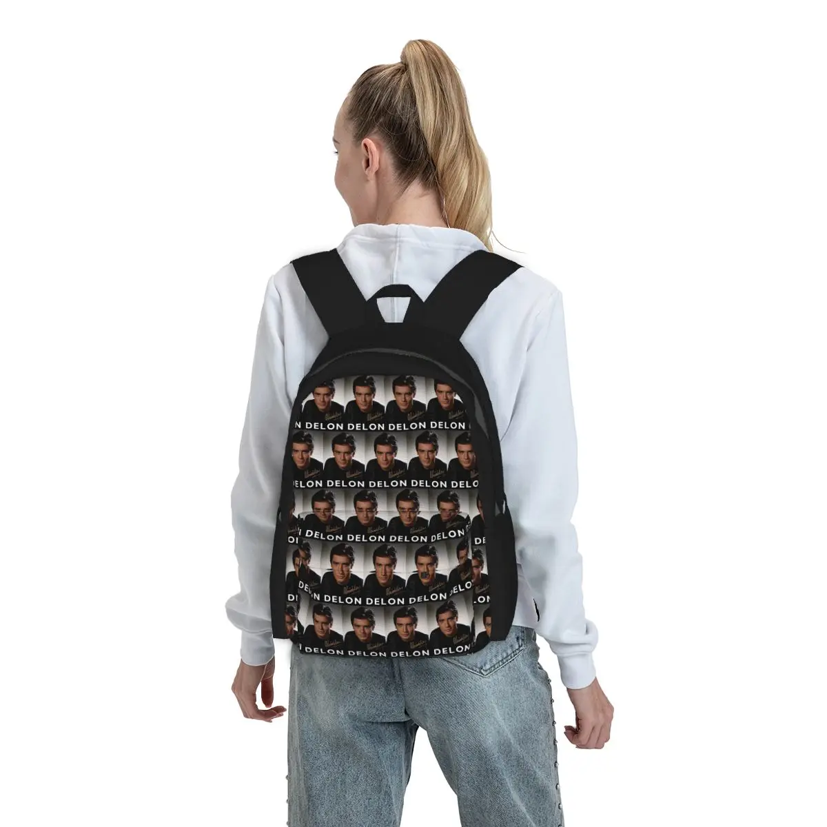 

Alain Delon Actor (5) Backpack Boys Girls BookBag Children School Bag Computer Shoulder Bags for Men Women