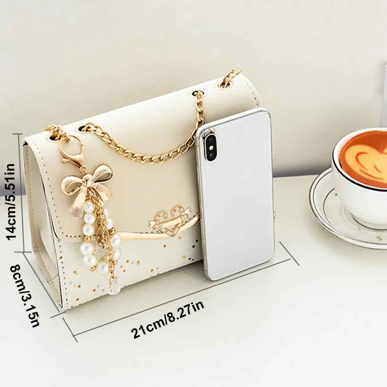 A pu leather bag ladies shoulder crossbody bag sequins fashion elegant ladies satchel cell phone bag coin purse