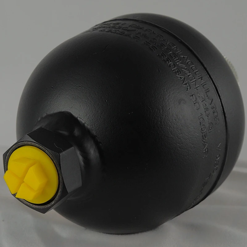 HYDAC 0.075L 0.25L 0.32L tipo soldadura 210bar no intercambiable NBR FKM acumulador de diafragma hidráulico SBO210-0.25E1/112U-210AK050